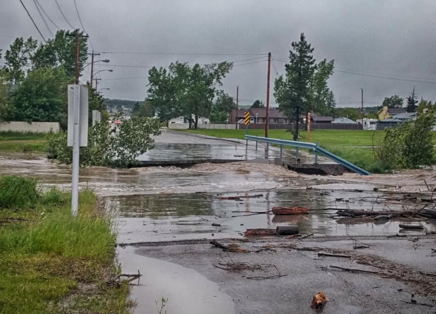 Flooding, Dawson Creek B.C.