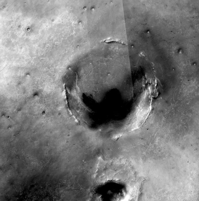 mars crater