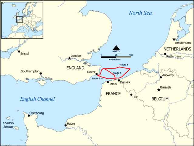 dunkirk map evacuation