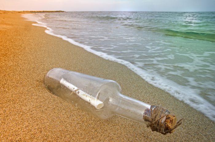 message in a bottle