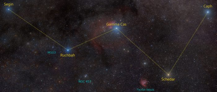 Cassiopeia Labeled