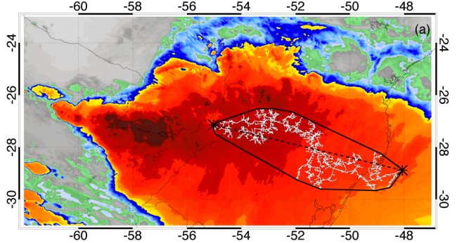 400-mile-long lightning bolt