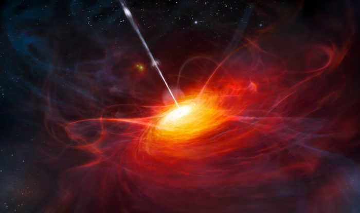 black hole quasar