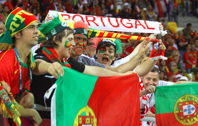 Portugal fans