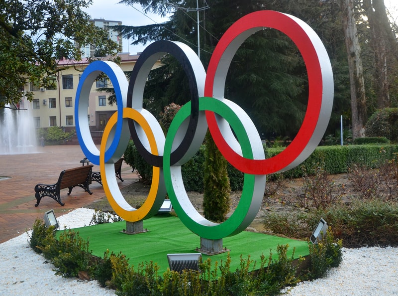 Olympic rings Russia sochi