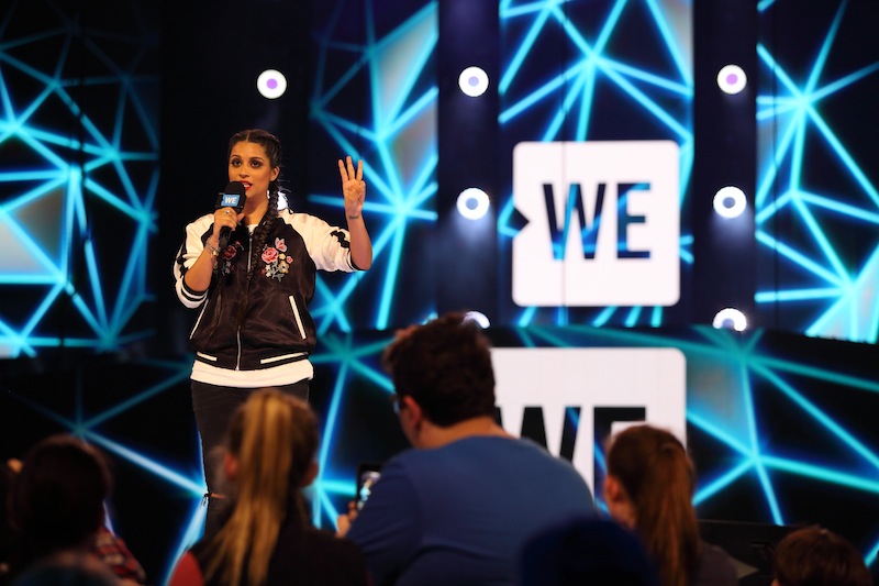 Lilly Singh speaks at WE Day Family 2016