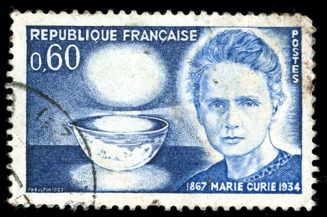 marie curie stamp