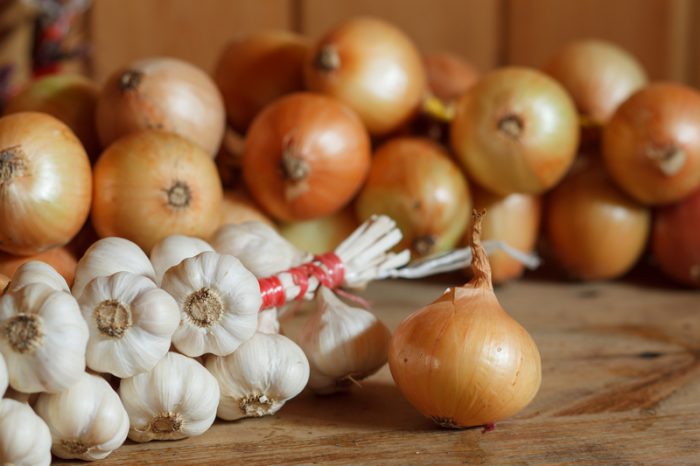 onion and garlic remedy