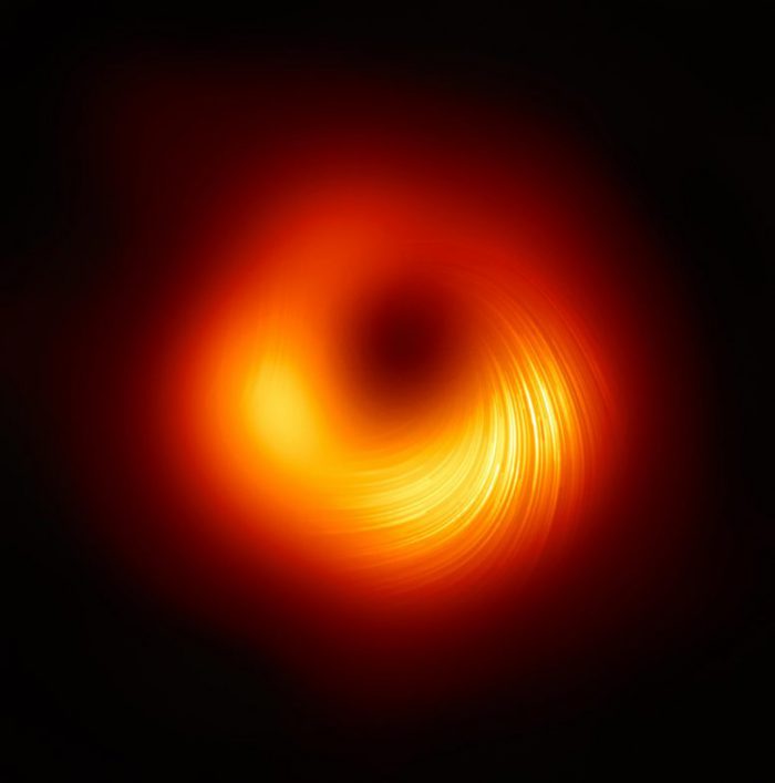 polarized black hole