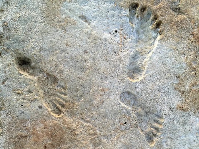 human footprints