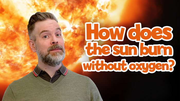 General KnOWLedge: How does the Sun burn without oxygen?