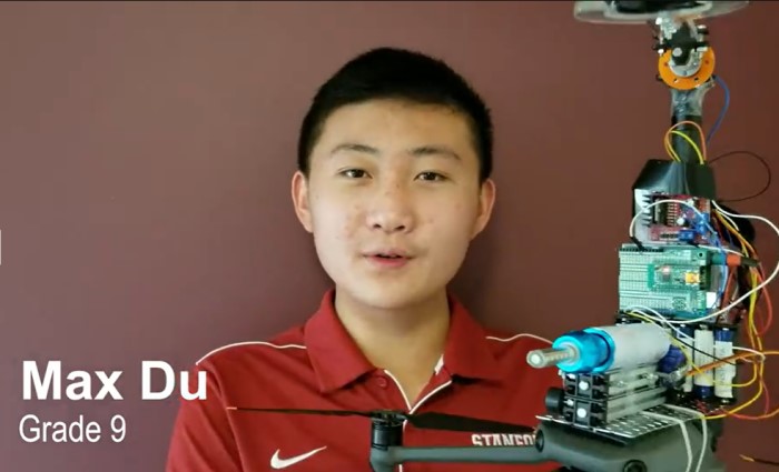 This Grade 9 student invented a life-saving drone