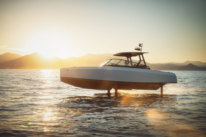 Future boat? This all-electric hydrofoil 'flies' over the water