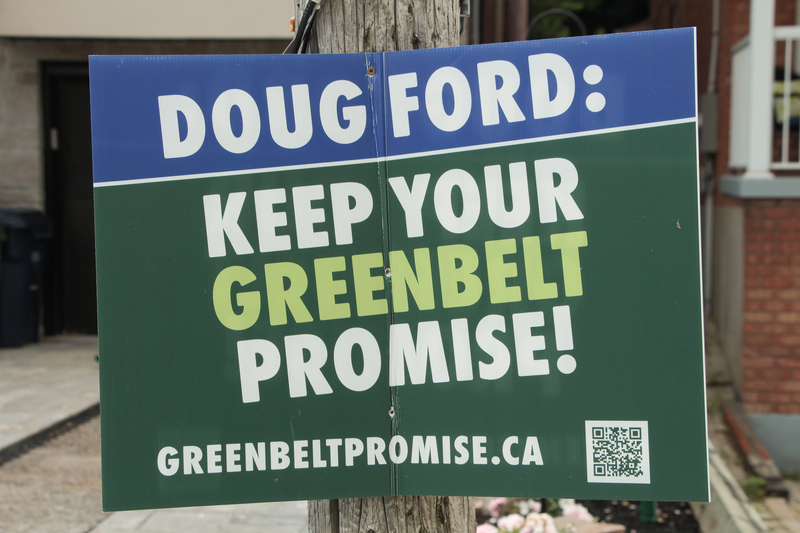 Ontario premier reverses Greenbelt plan